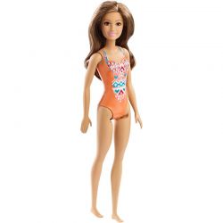 Barbie Terasa Docka Beach Waterplay Blommig Baddräkt