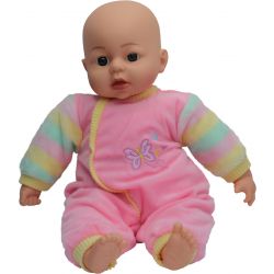 Lovely Baby Docka Rosa kläder och mössa 45 cm