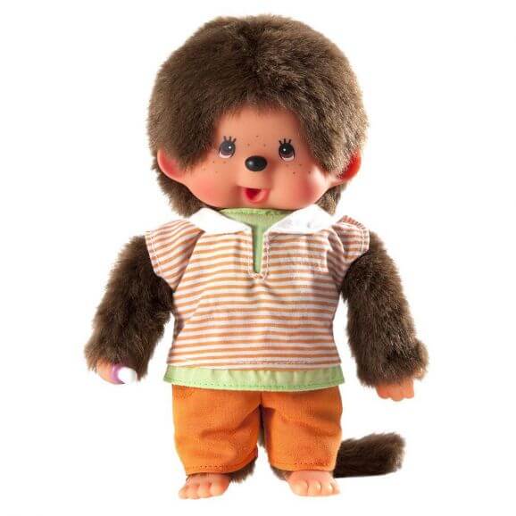 Monchhichi Trouser Boy Kille med snygg outfitl 15 cm