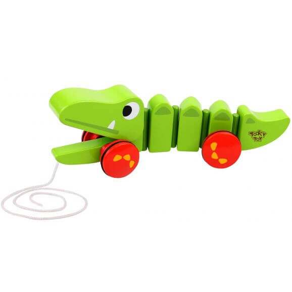 Krokodil ledbar dragleksak Tooky Toy