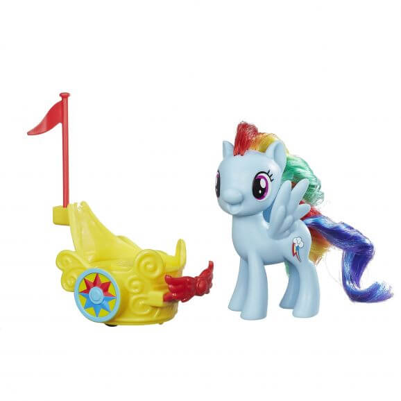 My Little Pony Rainbow Dash Spin Along Chariot B9835