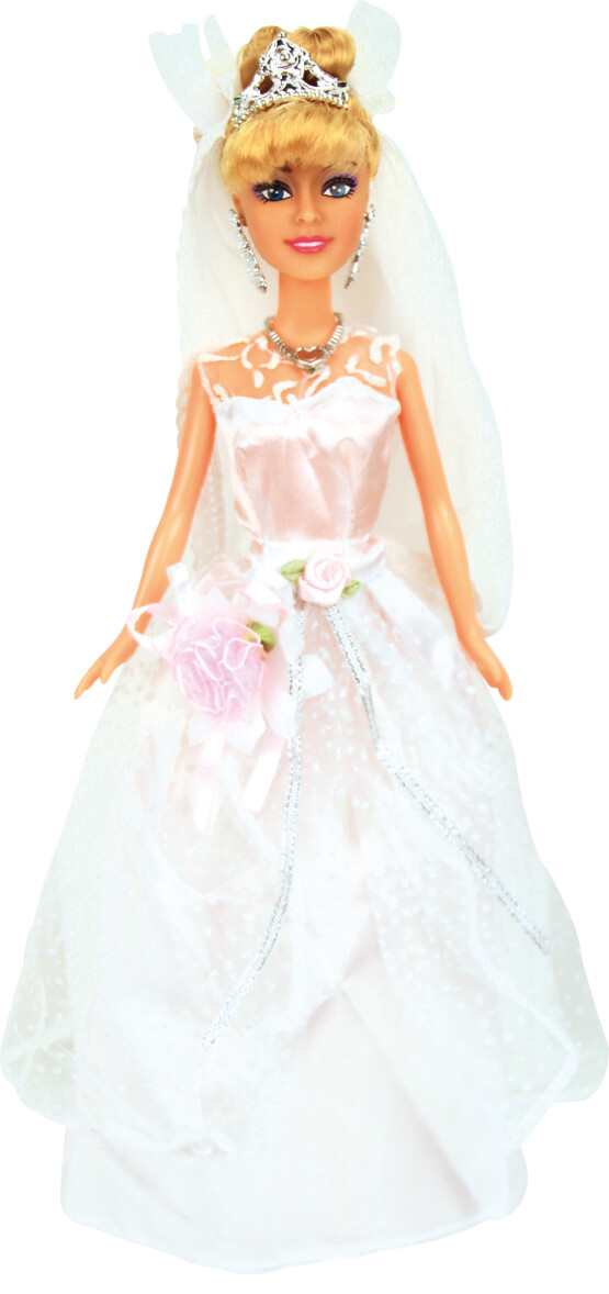 Fleur Modedocka Blond Bröllop