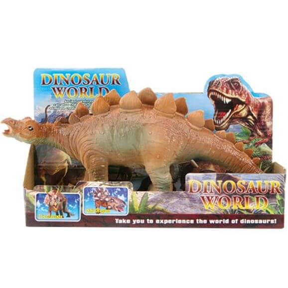 Dinosaurie Stegosaurus med ljud
