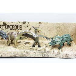 Dinosaurie lekset med 6 st dinosaurier 14 cm
