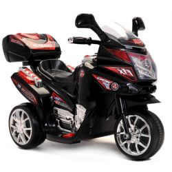 Azeno Elmotorcykel barn Night Rider 6V Svart