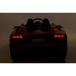 Elbil leksak för barn rideon Lamborghini Aventador SV orange 2x12V