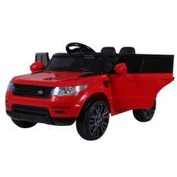 Azeno Elbil Barn med stark motor Rapid Racer 2x12V Röd