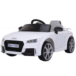Leksaksbil elbil barn AUDI TT RS 2x12V Vit