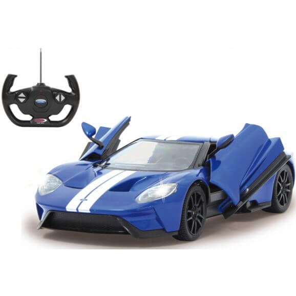 Radiostyrd Bil Ford GT Jamara Blå 1:14 - 27 MHz