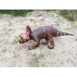 Dinosaurie Triceratops Naturgummi - 92 cm