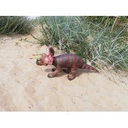 Dinosaurie Triceratops Naturgummi - 92 cm