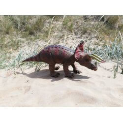 Dinosaurie Triceratops Naturgummi - 92 cm