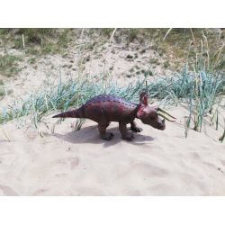 Dinosaurie Triceratops Naturgummi - 92 cm