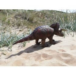 Dinosaurie Triceratops Naturgummi - 92 cm