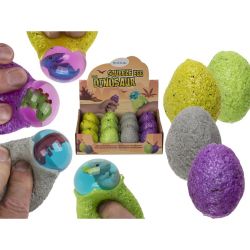 DINO EGG SQUEEZE 4 ASSORTMENT