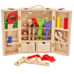 Verktygsväska med verktyg Woodi World Toy