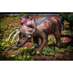 Dinosaurie Triceratops Naturgummi - 92 cm