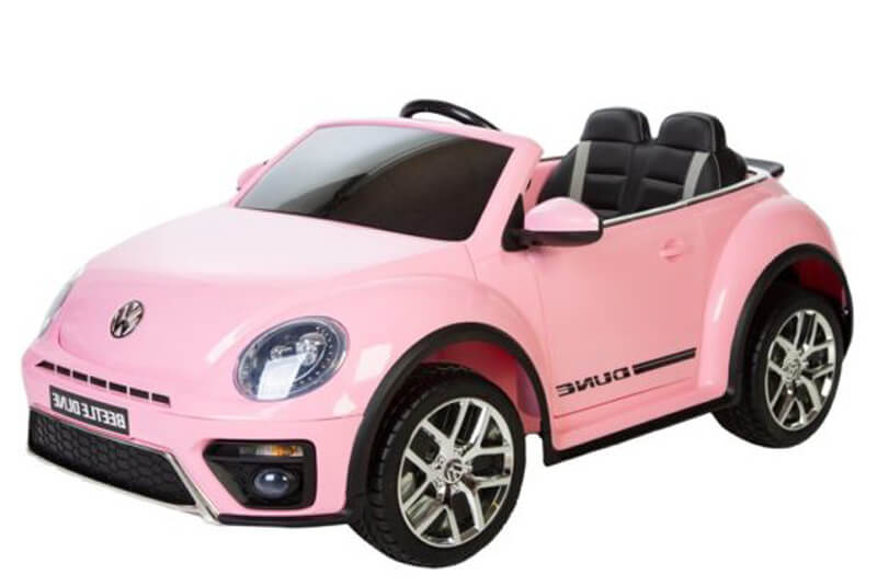 Elbil VW Beetle Dune Rosa till barn