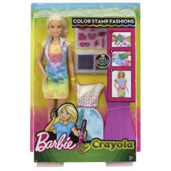 Barbie Crayola Stämpel pyssel-set Fashion FRP05