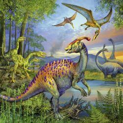 Ravensburger Barnpussel Dinosaurie 3 x 49 cm