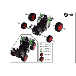 Radiostyrd Traktor Fendt 313 Vario Byggmodell Metall 1:24 Tronico