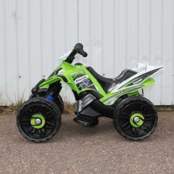 Elfyrhjuling ATV Kawasaki till barn 12 volt Injusa