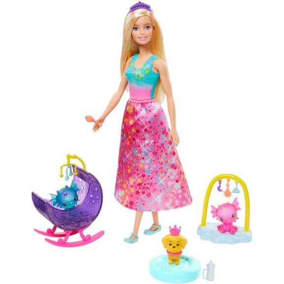Barbie Dreamtopia Docka Lekset med drakar