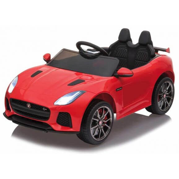 Elbil till barn Jaguar F-Type SVR röd Jamara 12 volt