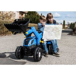 Rolly Toys Farmtrac New Holland Tramptraktor Skopa