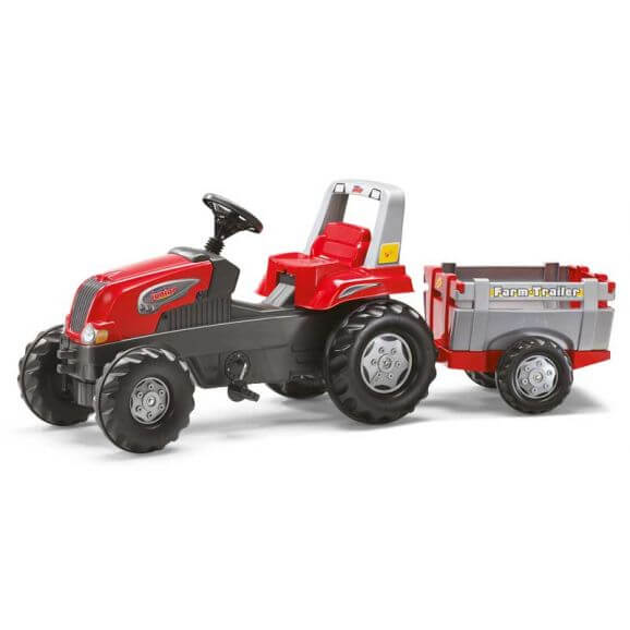 Rolly Toys Junio RT Traktor med släp