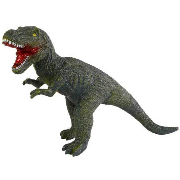 Dinosauriefigur T-Rex med ljud Gummi 57 cm