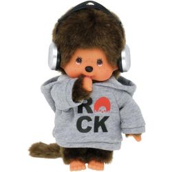 Monchhichi Rock Hoodie Boy with Headset 20 cm