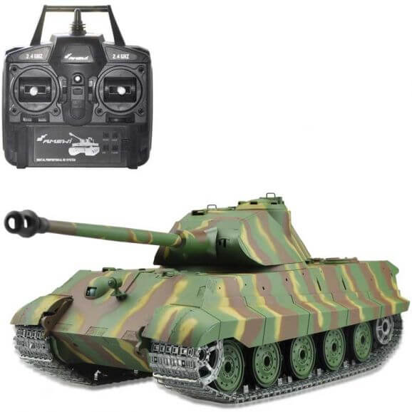 Amewi Radiostyrd Stridsvagn Tiger II 1:16 2,4 Ghz