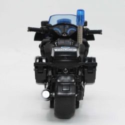 Polismotorcykel Police USA Leksaksmotorcykel 13 cm