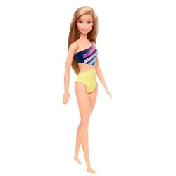 Barbiedocka Beach i en snygg Baddräkt