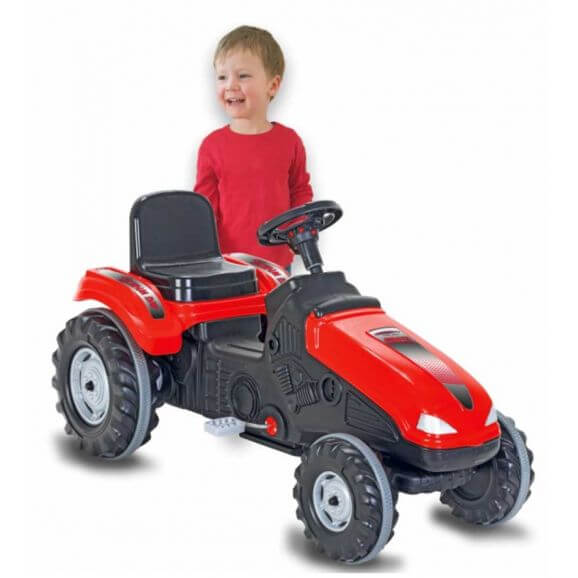 Tramptraktor Big Wheel Jamara Röd