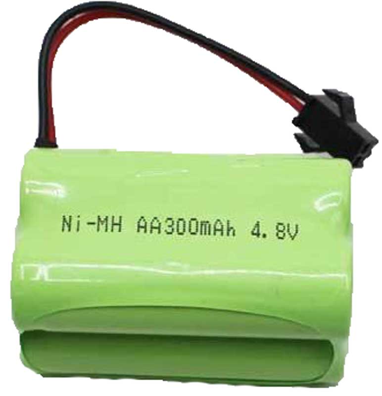 Extra batteri 4,8 volt till Radiostyrd Buss Blå och Röd Turistbuss