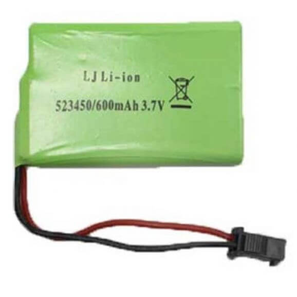 Extra batteri 3,7 volt 600 mAh till Radiostyrd Traktor Green Power 1:16
