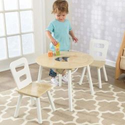 KidKraft Runt Bord med stolar och förvaring