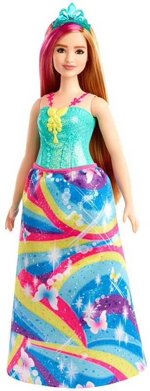 Läs mer om Barbie Curvy Blond Docka Dreamtopia Princess