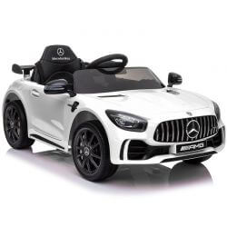 Elbil för barn Mercedes GTR AMG Vit