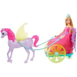 Barbie Med Häst Chariot Fantasy Prinsessa