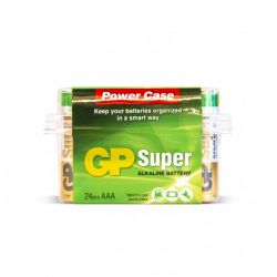 GP Super Alkaline AAA-batteri, 24A/LR03, 24-pack