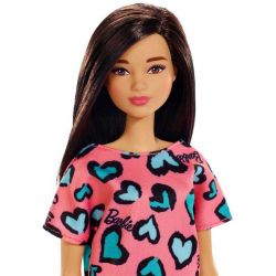 Barbiedocka Lila Klänning Med Hjärtan