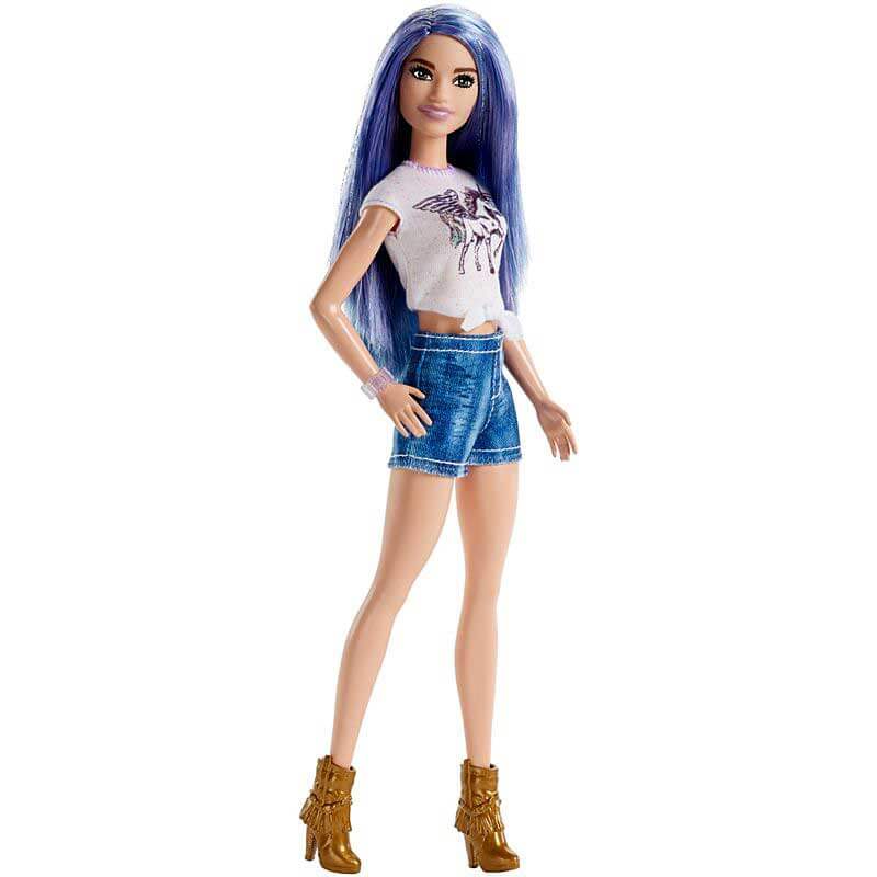 Barbie Fashionistas Purple Glittery Hair
