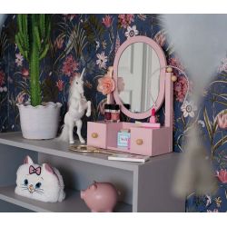 Jabadabado Pigtittare, sminkspegel med lådor rosa