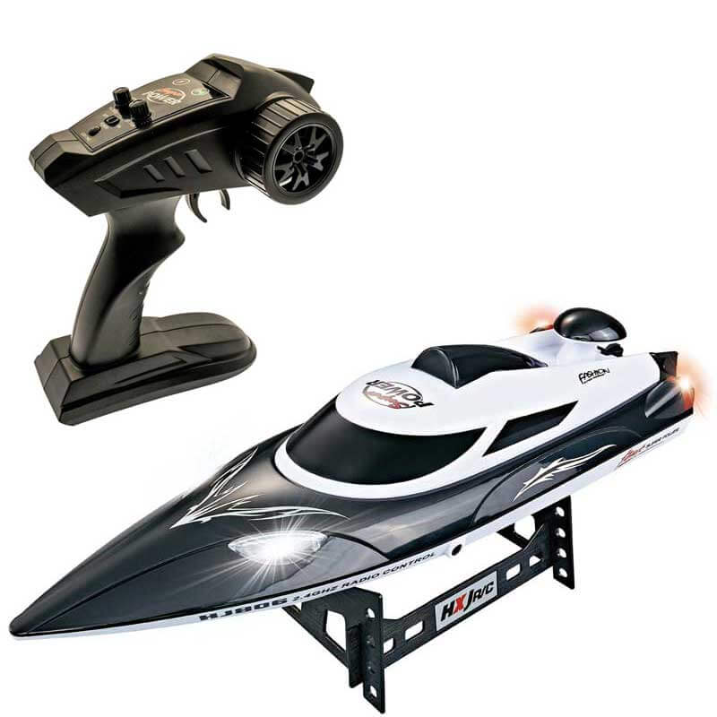 Läs mer om Radiostyrd båt Nitro SpeedBoat Med LED-Ljus Gear4Play 30 km/h