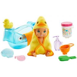 Barbie Bebis med badkar dags att bada