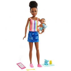 Barbie Barnvakt Skipper Babysitter med Bebis