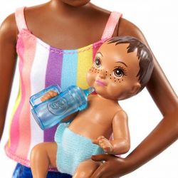 Barbie Barnvakt Skipper Babysitter med Bebis